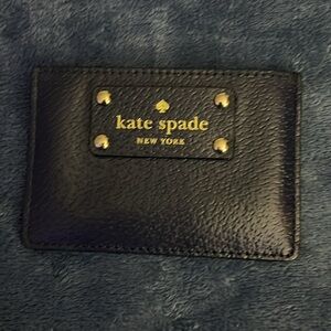 Kate Spade Black Leather Card Holder